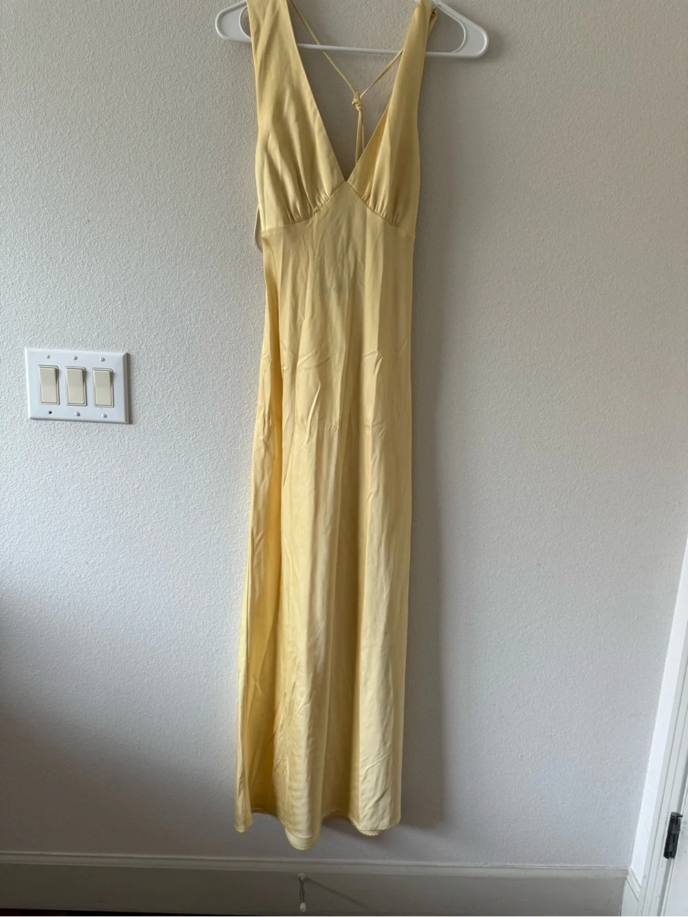 Abercrombie & Fitch Yellow Maxi Dress
